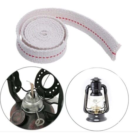 Mèche Lampe À HuileLongueur 5m-Mèche Lampe À Pétrole Largeur 10mmMèche Lampe ✮100% Coton✮ Pour Lampe À Petrole/Lanterne À Huile- Lampe Bruleur (1/3)