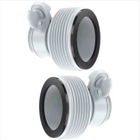 Intex Kit adaptateur de conversion de tuyau B pour tuyau Intex B Pool 3,2 cm à 3,8 cm Pièces de conversion de rechange