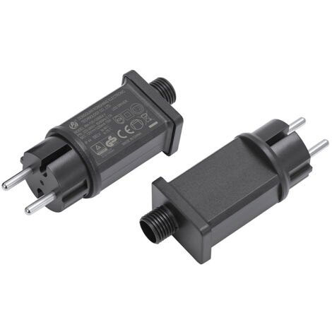 Memkey – Transformateur LED 12V 15W – Étanche IP44 pour éclairage intérieur et extérieur – Courant 2500mA – Compatible guirlandes lumineuses (1/4)
