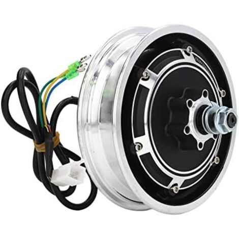 Moteur de Moyeu de Scooter électrique pour Pneu Extérieur 10 Pouces, Moteur de Scooter électrique 48V 500W Moteur étanche Moteur de Moyeu de Frein à Disque (1/5)