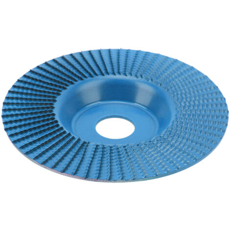 Disque de sculpture sur bois, roue de façonnage, 125mm, accessoire en carbure de tungstène pour le travail du bois, bleu (1/5)