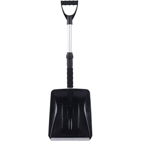 Pelle à Neige télescopique en Aluminium - Pelle à Neige avec poignée télescopique Déneigeuse Portable (1/5)
