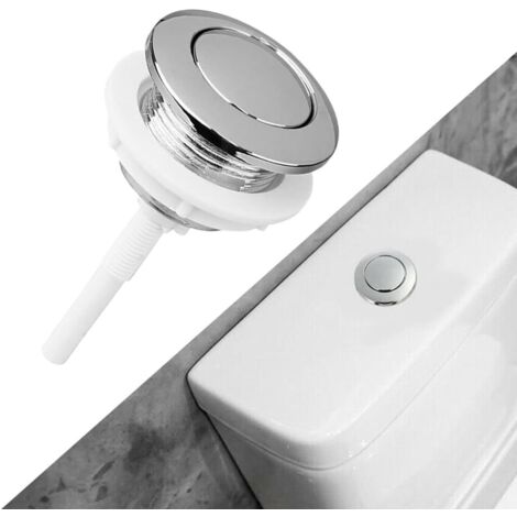 Memkey – Bouton poussoir de chasse d'eau 38 mm – Économie d'eau – Compatible réservoirs universels – Installation rapide sans outils (1/5)