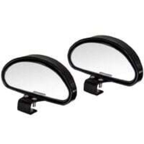 Rétroviseur d'angle mort pour la conduite assistée, pour tous types de véhicules - Miroir convexe à angle réglable (2 pièces-A) (1/5)
