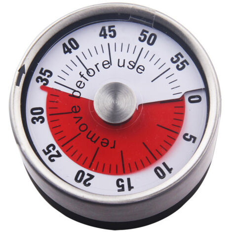 Minuteur mécanique et magnétique Basics. Maximum 60 Minutes. Alarme sonore Lorsque Le Temps-RAPANDA (1/5)