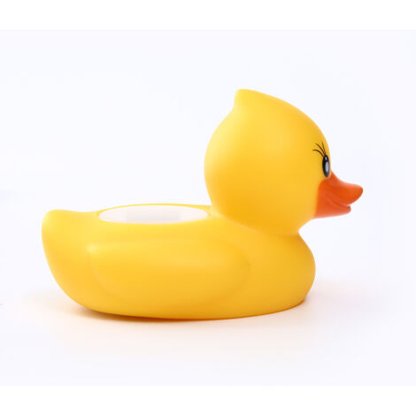 Thermomètre flottant pour piscine, thermomètre à eau LED double canard jaunâtre, thermomètre électronique (1/5)