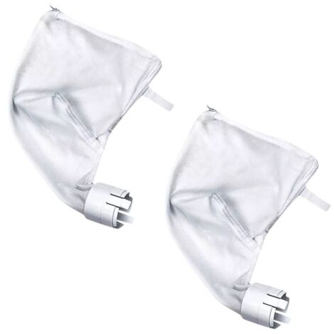 Kit de nettoyage de piscine 2 pièces, sacs de piscine pour grandes et petites impuretés, facile à utiliser, installation, ajustement 360 380