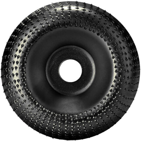 En Acier Au Carbone En Bois Angle Meule Poncage Sculpture Outil Rotatif Pour Disque Abrasif Angle Grinder, Noir (1/5)