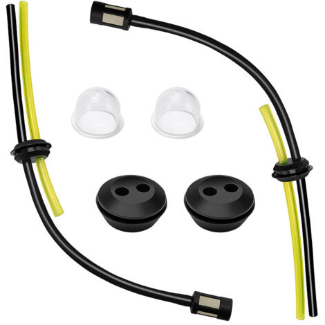 Ouylaf – Kit de 6 durites essence et filtres à carburant – Pour moteurs 2 et 4 temps – Tuyaux 3mm et 5.5mm – Longueur 24cm et 14cm