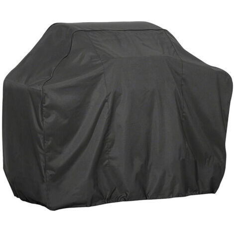 Asupermall – Housse de barbecue imperméable en tissu oxford 210D – Résistante aux déchirures – Cordon de serrage réglable – 145x61x117cm (1/6)