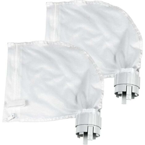 2er-Pack Allzweck-Pool-Reinigungsbeutel für Polaris 360/380, Nylon-Pool-Reinigungsbeutel mit Reißverschluss (360 & 380)