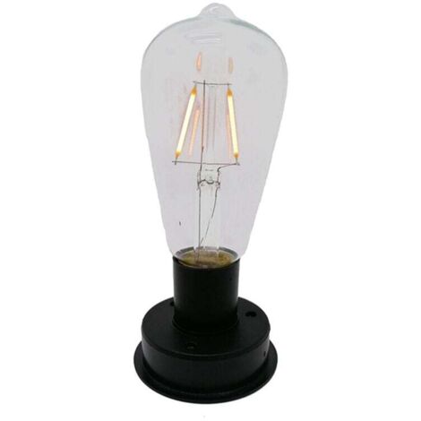 1 Stück Solar-LED-Wolfram-Glühbirne, 2800 K, Sensoren, Licht, automatische Zaun-Nachtlichter für den Garten (8,5 cm) (1/4)