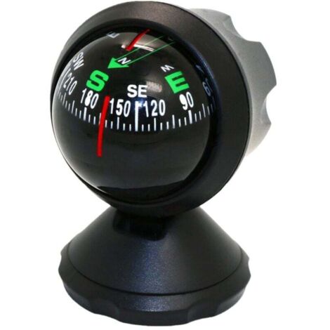 Auto-Kompass, Neigungsmesser, Auto-Führungskugel, Winkel, Neigungsmesser, Finder-Tool, Balancer, Messausrüstung für Auto, Fahrzeug, Meer, Marine