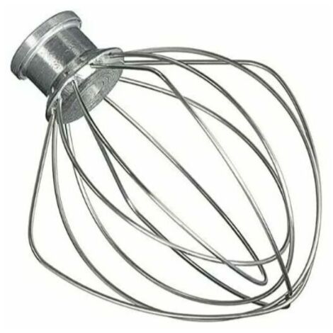 Schneebesen aus Edelstahl, kompatibel mit KitchenAid K45WW WP9704329 KSM150 KSM160 K45 KSM90 Roboterzubehör (1/5)
