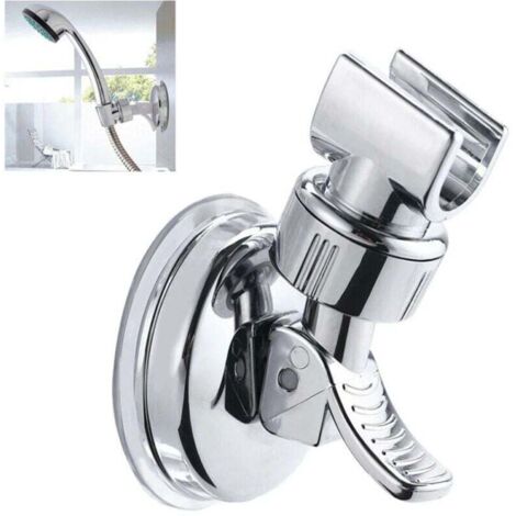 Austauschbarer Handbrausehalter, 360° drehbarer Saugnapf-Duschhalter, Saugnapf-Duschhalter mit hoher Adsorptionsfähigkeit (Saugnapfbasis)