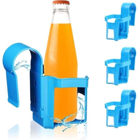 Packung mit Getränkehaltern für Schwimmbäder, Zubehör für oberirdische Schwimmbäder, Getränkehalter für Schwimmbäder, kompatibel mit den meisten Schwimmbädern