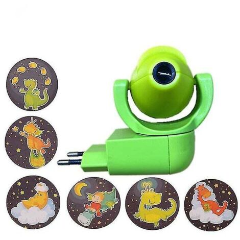 Stern Mond Tier Projektor Led Projektor 6 Bilder Sensor EU Stecker Nachtlicht für Kinder Baby Schlafzimmer Dekoration