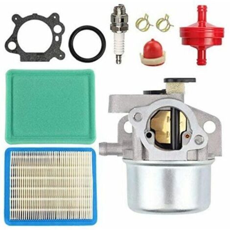 Vergaser 799871 799866 für Briggs & Stratton 790845, 796707, 794304 Motoren, passt für 675, 675ex, 725ex Motorserie, inkl. Luftfilter, Dichtung und Zündkerze