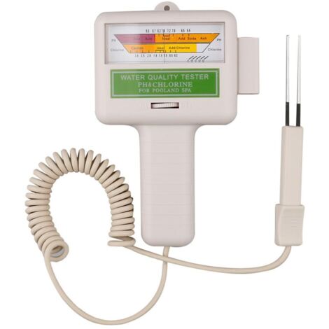 PH-Chlor-Wassermessgerät-Tester-Kit, tragbarer digitaler Analysemonitor (1/5)