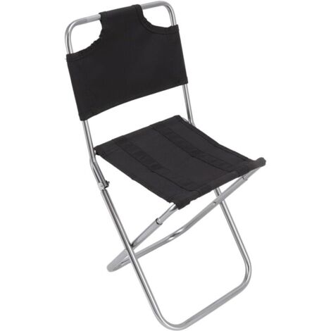 Fei Yu Tragbarer Klapphocker für den Außenbereich, Mini-Ultraleicht-Klapphocker mit Aufbewahrungstasche, geeignet zum Angeln, Camping, Grillen im Freien, Reisen (34 x 23,5 x 27 cm)