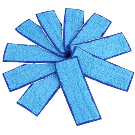 10er-Pack waschbare Reinigungspads für Braava Jet 240/241 (Nasspad, blau) (1/4)