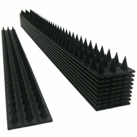 Set mit 10 Vogelabwehr-Spikes für Wandzäune – Abwehrmittel mit Spikes, um Vögel fernzuhalten.