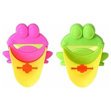 Ahlsen Wasserhahn-Verlängerung, Waschbecken-Griffverlängerung, Kinder-Wasserhahn-Verlängerung, Kinder-Baby-Wasserhahn-Verlängerung, Kinder-Wasserhahn-Verlängerung, Kinder-Cartoon-Wasserhahn-Zubehör (1/5)