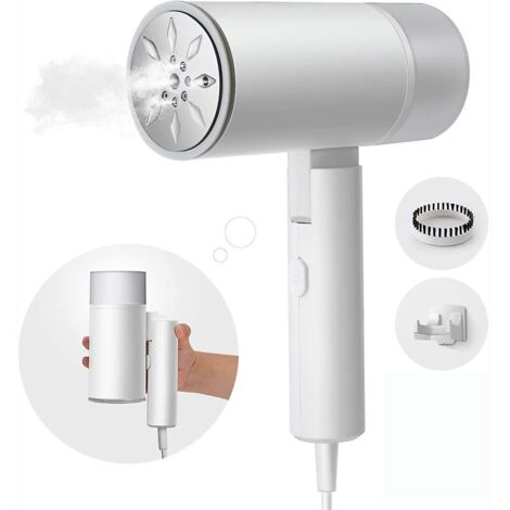 Ahlsen Tragbarer Dampfglätter, 1200 W, 200 ml Reisebügeleisen, faltbares Dampfbügeleisen, 25 Sek., heizt sich schnell auf, geeignet für Zuhause und auf Reisen (1/2)