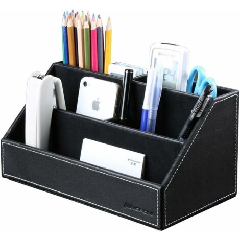 Ahlsen Fächer Multifunktionaler Schreibtisch-Organizer (Schwarz) (1/5)