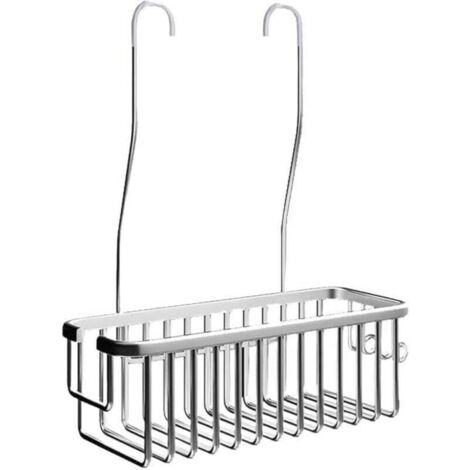Duschregal zum Einhängen an die Duscharmatur, Edelstahl-Shampoohalter, Duschablage ohne Bohren, 30 x 12 x 9,6 cm (1/4)