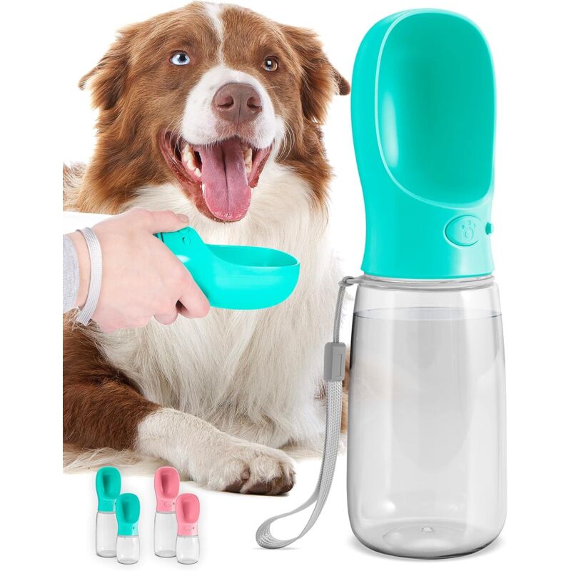Dog Water Bottle, Leakproof Portable Puppy Water Dispenser with
