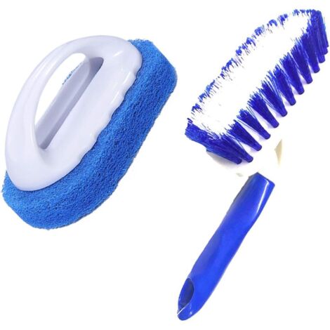 CCYKXA Cleaning Accessories Kit Contains 1 Scrub Brush and 1 Hot Tub Cleaning Sponge for Cleaning Swimming Pool, Spas, Hot Tub, Fountains (1/5)