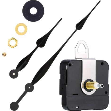 Quartz Clock Movement Replacement Clock Mechanism with 12" Long Hands for DIY Clocks