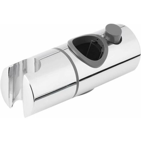 Shower Head 23mm Adjustable Shower Head Holder for Slide Bar, Bathroom Replacement Clamp, 360 Degree Rotating Sprayer Bracket, Seat Socket