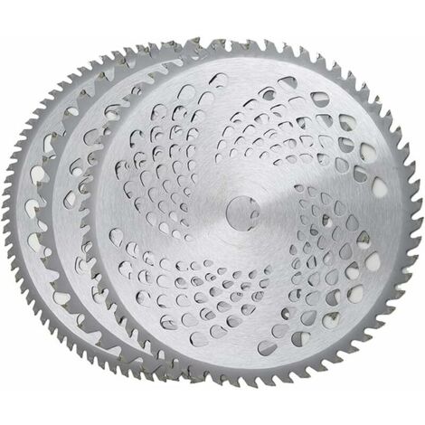 10 Inch Carbide Alloy Grass Trimmer Blade for Weed Eater, 3 Weed Blades, Grass Trimmer Blade, Circular Saw Blade, Brushcutter Blade 40T, 60T, 80T (1/5)