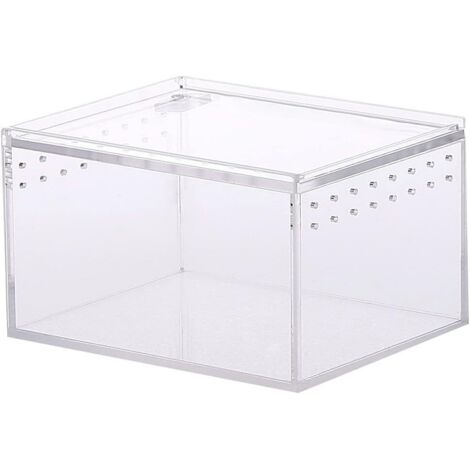 Transparent Breeding Box, Reptiles Box, Insect Feeding Box, Reptile Breeding Box, for Reptiles, Spide, Lizard, Scorpion, Centipede, Horned Frog, Beetle