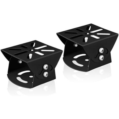 CSPARKV 75x80x52mm 2pcs Universal CCTV Camera Pole Mount Metal Bracket Stainless Steel Corner Bracket for Surveillance Camera and Outdoor CCTV Cameras