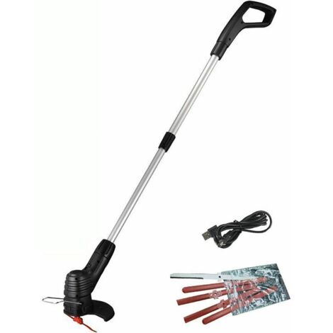 Cordless Electric Lawn Mower with Battery - Portable and Extendable - Cordless - for Patio, Garden