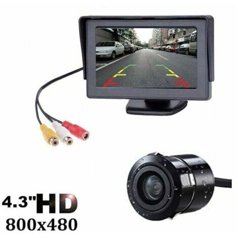Wireless Rear View Camera System Kit for Car/Truck/Van/Pickup/Camper 4.3 Inch Monitor MUMU Reversing System
