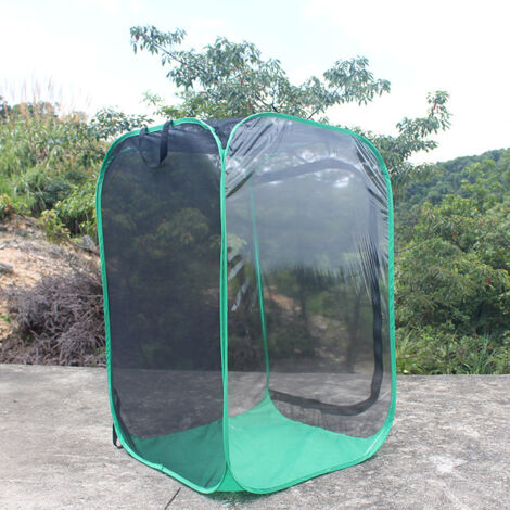 60x60x90 Insect Habitat Cage, Butterfly Insect Habitat with Clear Mesh Cover and Foldable