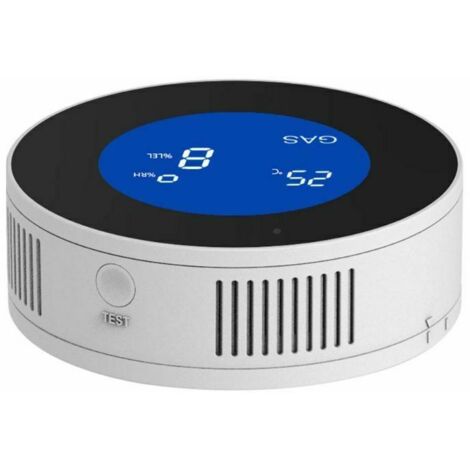Wifi Gas Detector Leak Home Combustible Gas Detector Natural LPG Leak Tester Sniffer with LCD Display Sound Alarm App Push Notification Remote Control App (1/4)