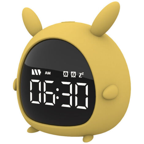 Kids Digital Alarm Clock, Girls Boys LED Digital Alarm Clock Children Non-Ticking Alarm Clock, Countdown Snooze Travel Alarm Clock Loud Alarm Clock