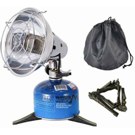 Outdoor Gas Heater with Lighter Digital Portable Lightweight Stainless Steel for Winter Heat Tent Outdoor Camping Hiking Picnic Backpacking Travel BBQ