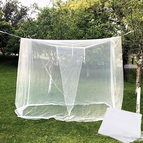 Mosquito Net for Bed Canopy, Camping Mosquito Net, Square Net Curtain for Bunk Bed, Easy Installation, Storage Bag 86.61 78.74 78.74inch (1/5)