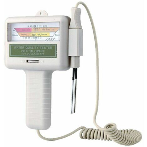 Water Quality Tester, Water Quality Tester, PH Automatic Residual Chlorine Tester PH Water Tester Chlorine Analysis Swimming Pool Test Kit