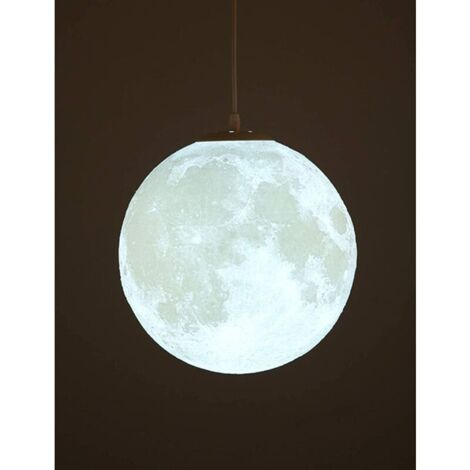 Moon Shape Bedroom Ceiling Lamp Pendant Light Indoor Lighting Pendant Lights Ceiling Lamp for Living Room Children's Room 18cm