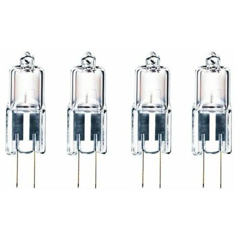 Ampoules Halogènes G4 20W, Blanc Chaud 3000K Intensité Variable Ampoules Capsule G4, Ampoules G4 Halogènes AC/DC 12V, Pas de Scintillement, 360Ḟ Angle de Faisceau, Lot de 10 Ampoule halogène (1/4)