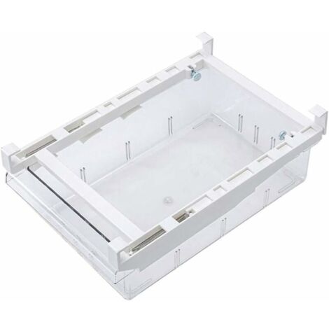 Tiroir pour refrigerateur, support rétractable d'étagère de réfrigérateur avec la partition, adapté pour la partition de réfrigérateur de 30-44 cm Une grille (1/5)