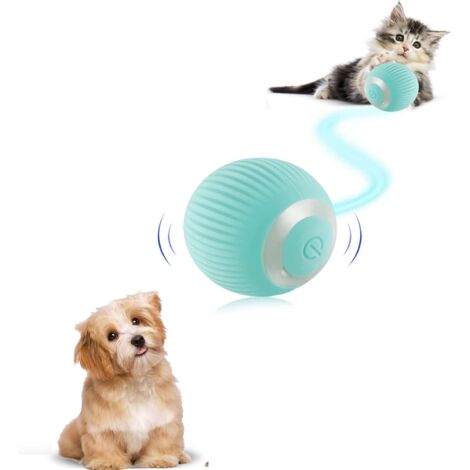 Interactive Dog Toy, USB Rechargeable Smart Ball, Dog Toy, Puppy Gift, With Light Up Rotating Ball