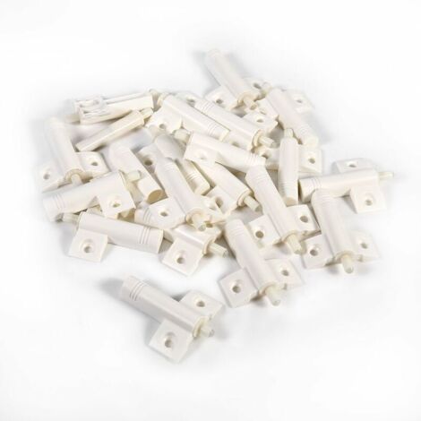 Butoir et butée de porte　Lot de 20 Arrêt de Porte Amortisseurs de Porte Armoire Tiroir Pare-Chocs Tampons Souple Coussin Quiet (Blanc) (1/4)